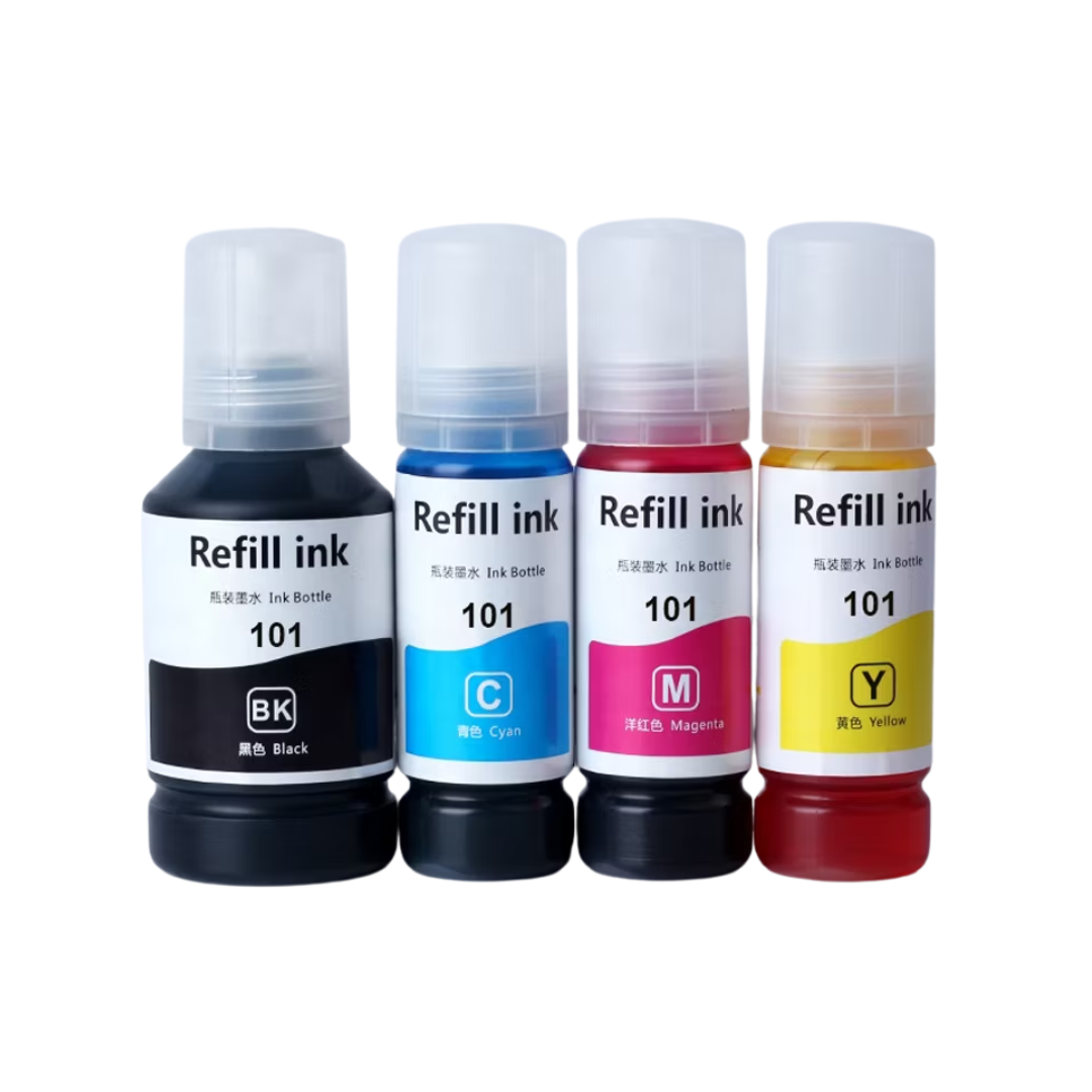 SKY 4-Color set 101 Compatible refill ink for Epson L4150 L4160 L6160 L6170 L6176 L6190 L14150 Printers