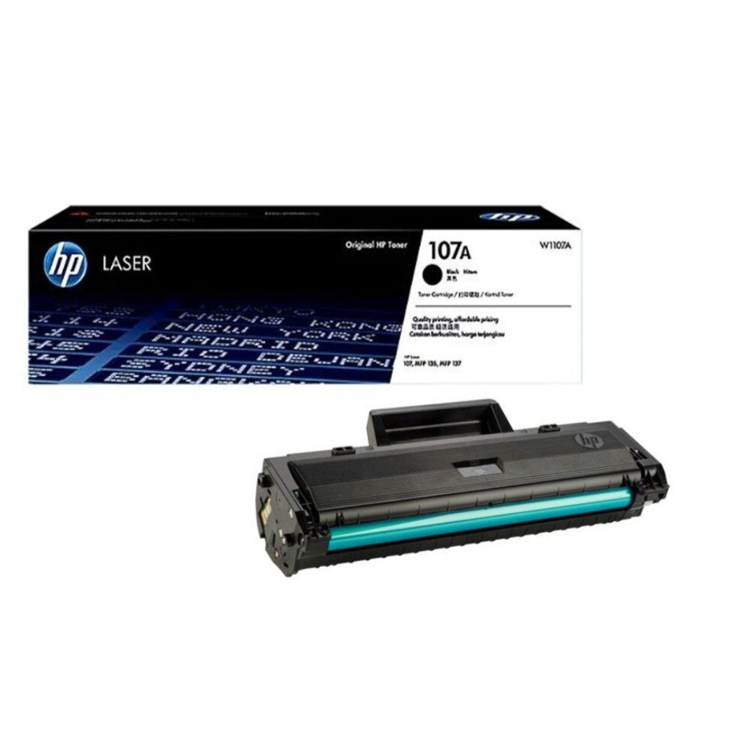 HP 107A Black Toner Cartridge - 1000 pages W1107A