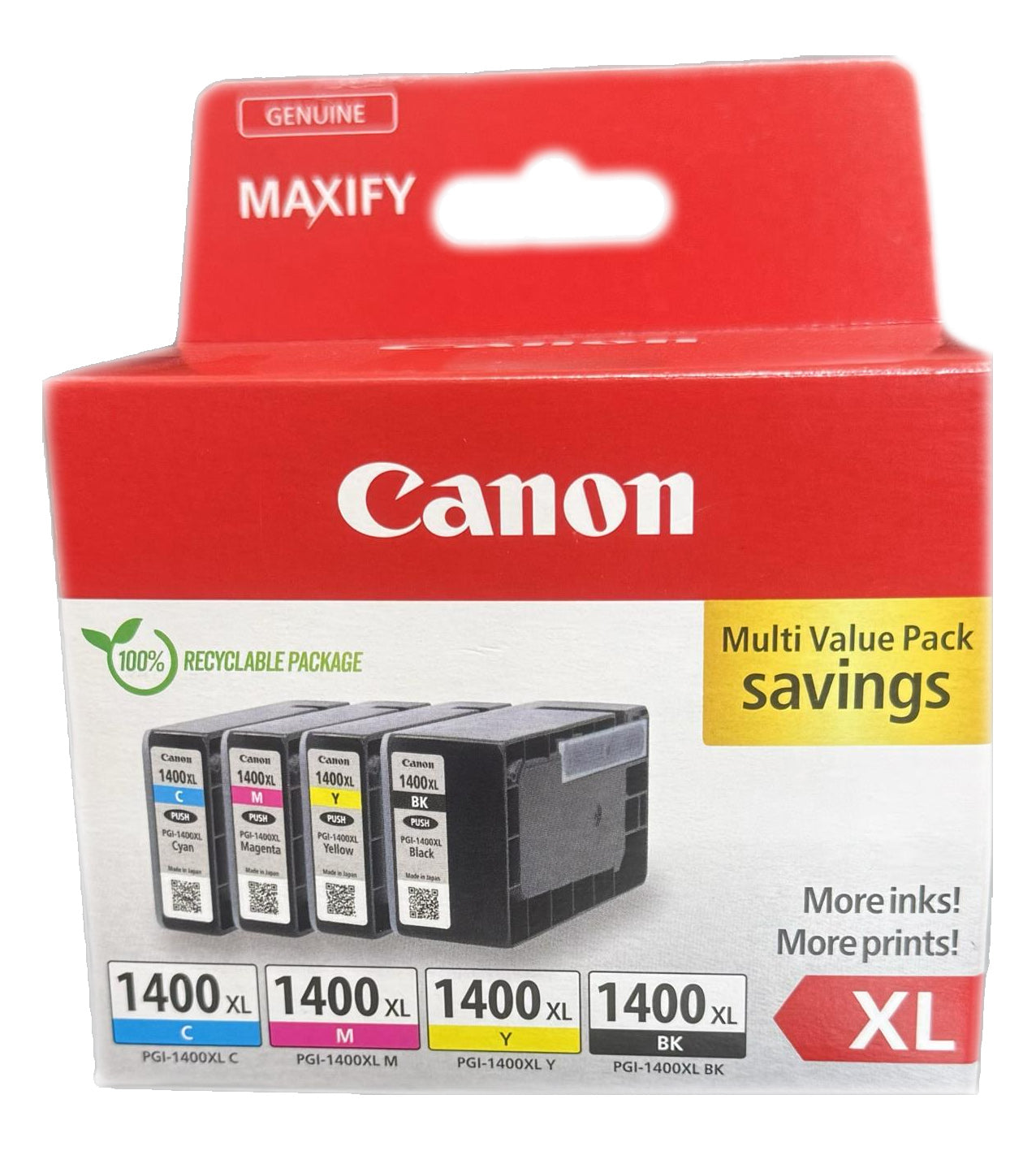 Canon 1400XL Combopack for Maxify MB 2140 MB 2340 MB 2740 MB 2040