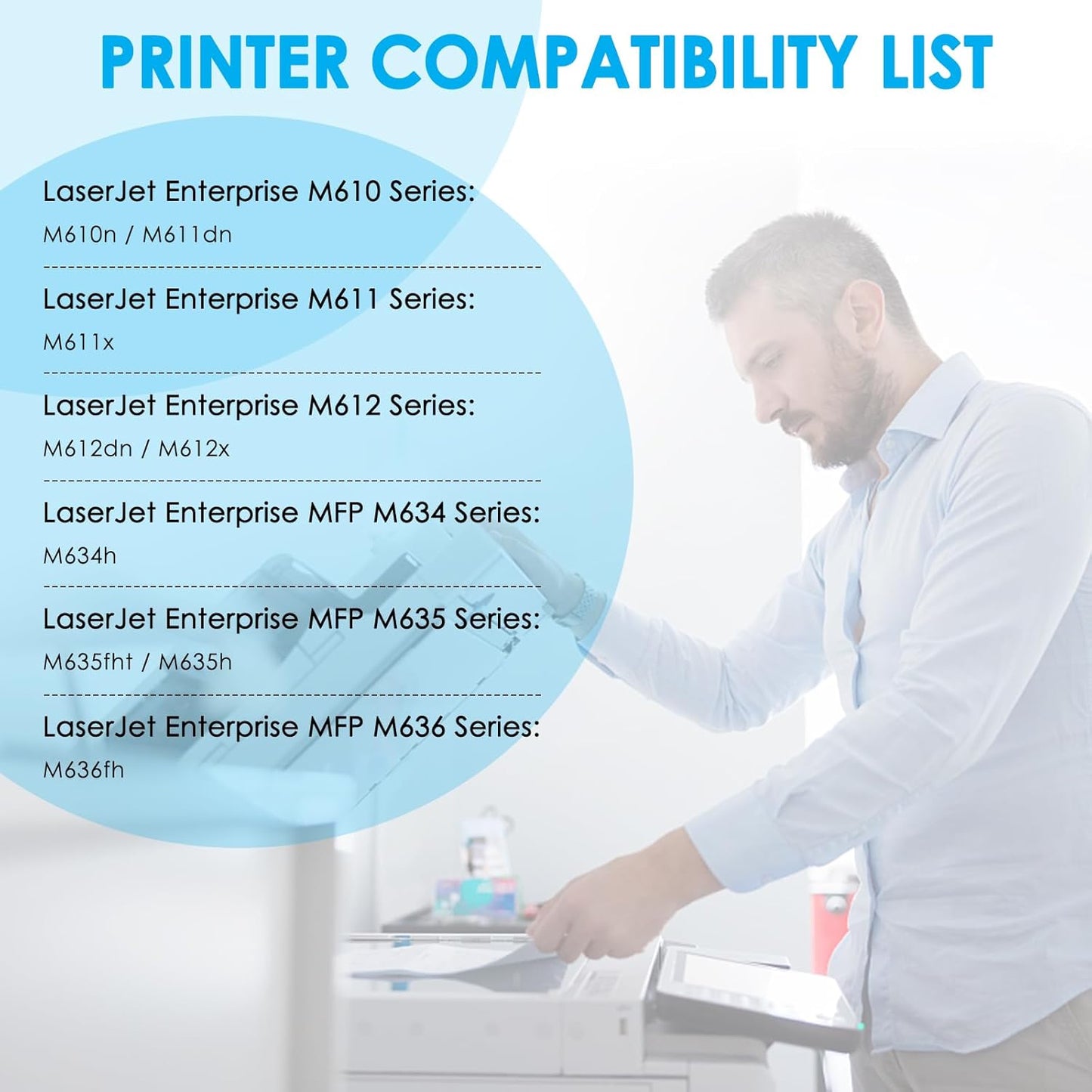 SKY 147A Black LaserJet Toner Cartridge WITH CHIP W1470A HP LaserJet Enterprise M611 and MFP M634