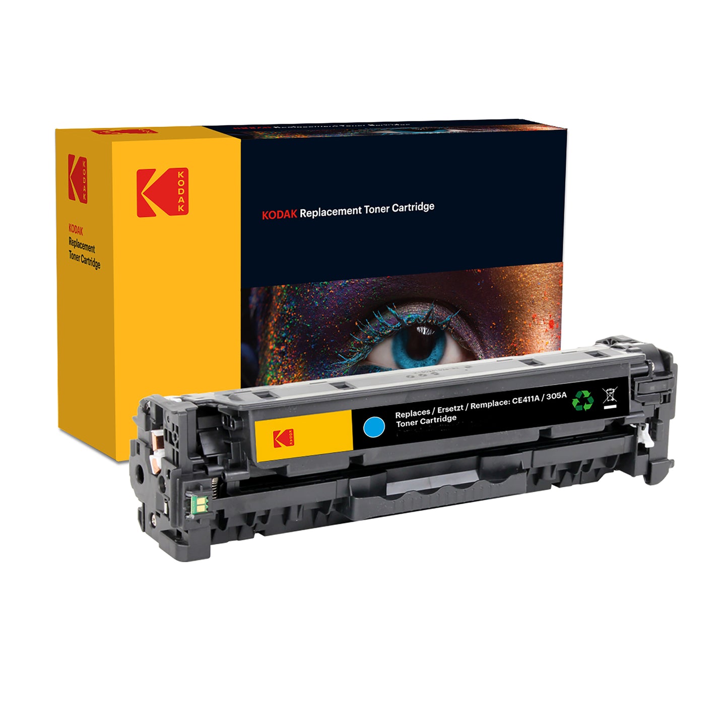 KODAK 305A Replacement Toner Cartridge for HP LaserJet Pro 400 MFP M451 and Pro 300 MFP M375