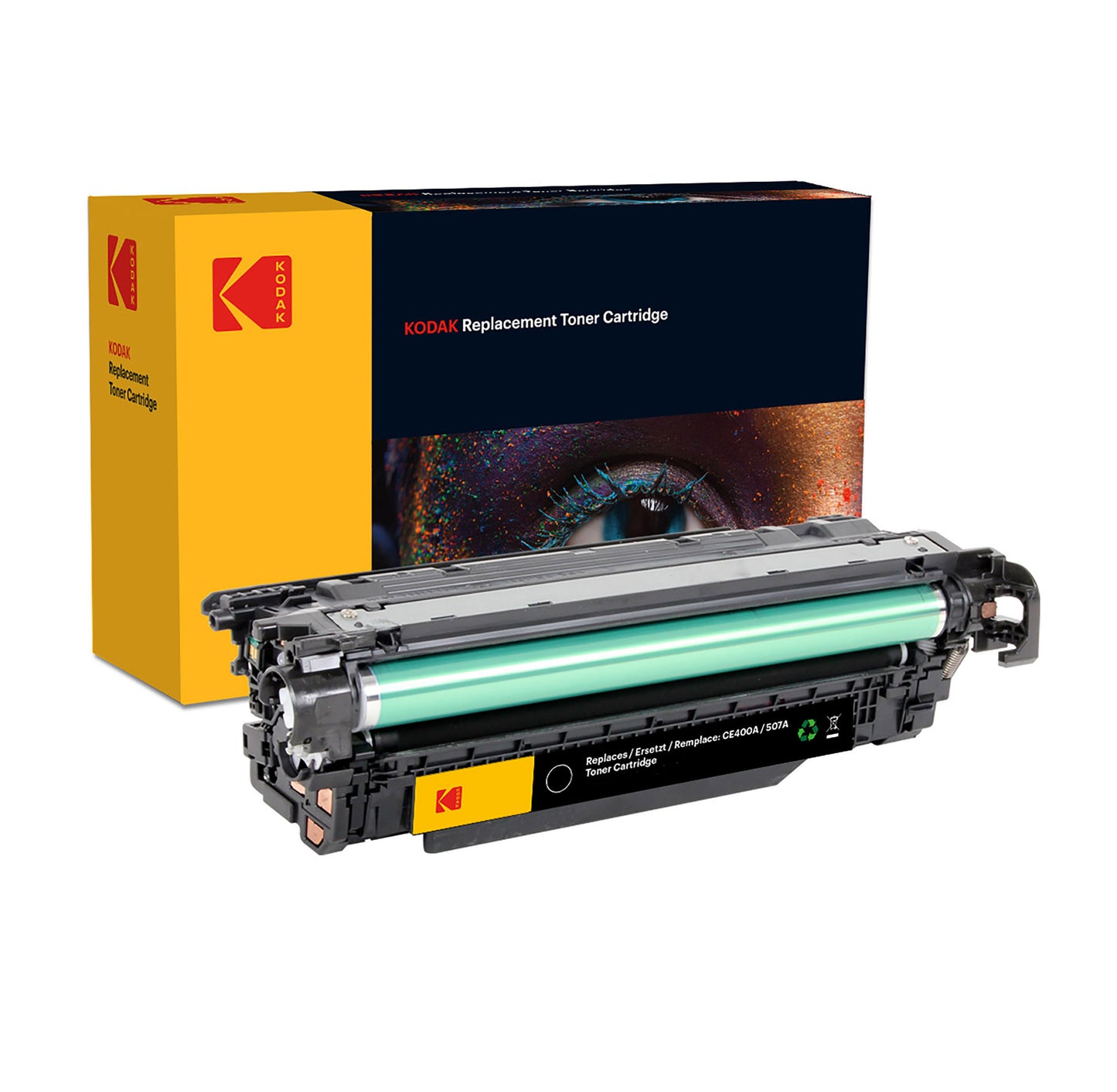 Kodak 507A Replacement Toner Cartridge for HP Laserjet Enterprise M551, 500 MFP M575