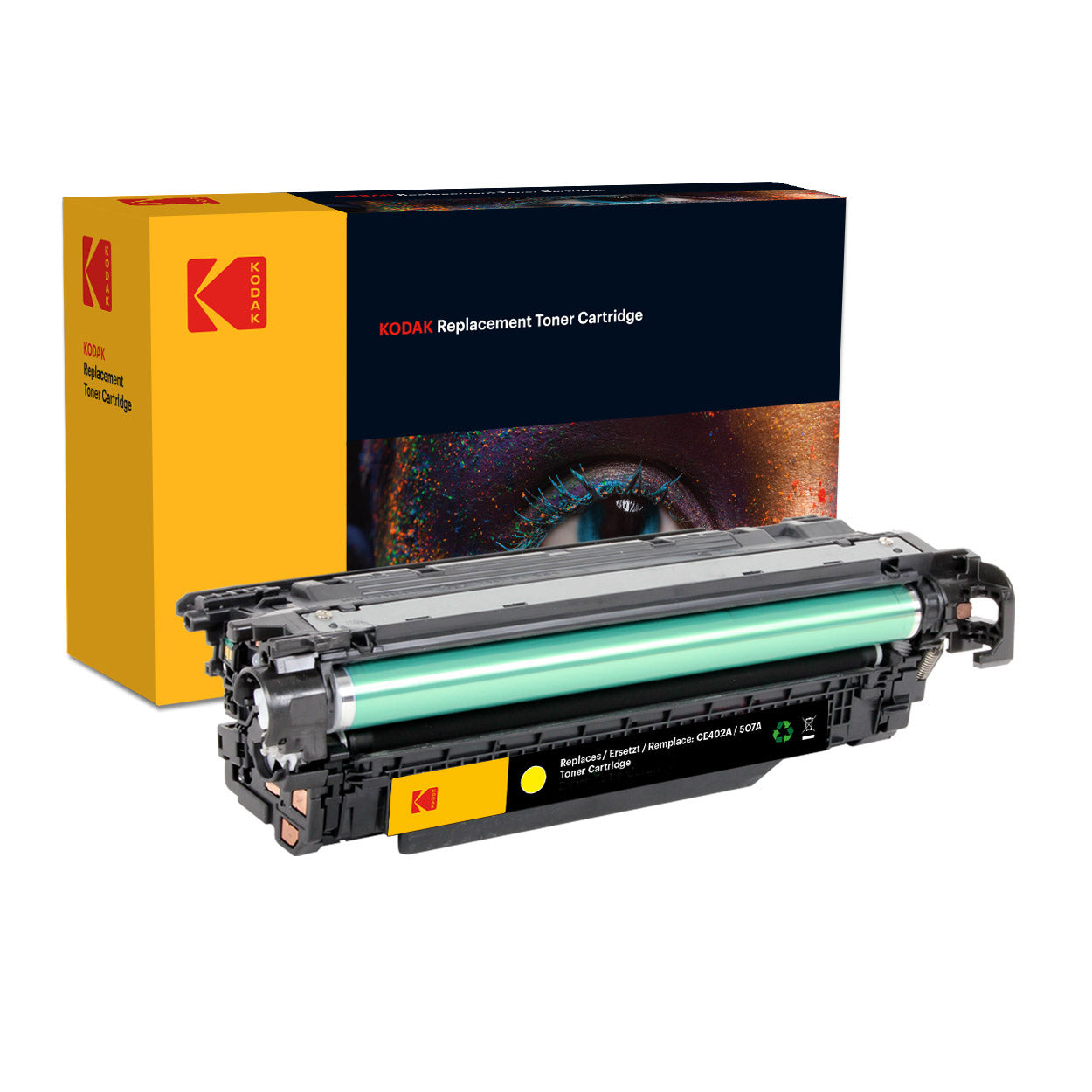 Kodak 507A Replacement Toner Cartridge for HP Laserjet Enterprise M551, 500 MFP M575