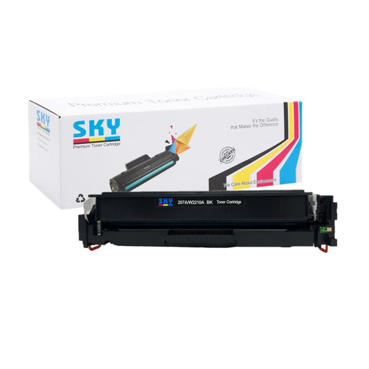 SKY 207A Black Toner Cartridges with Chip for  Colour LaserJet Pro  M255, MFP M282 and MFP M283