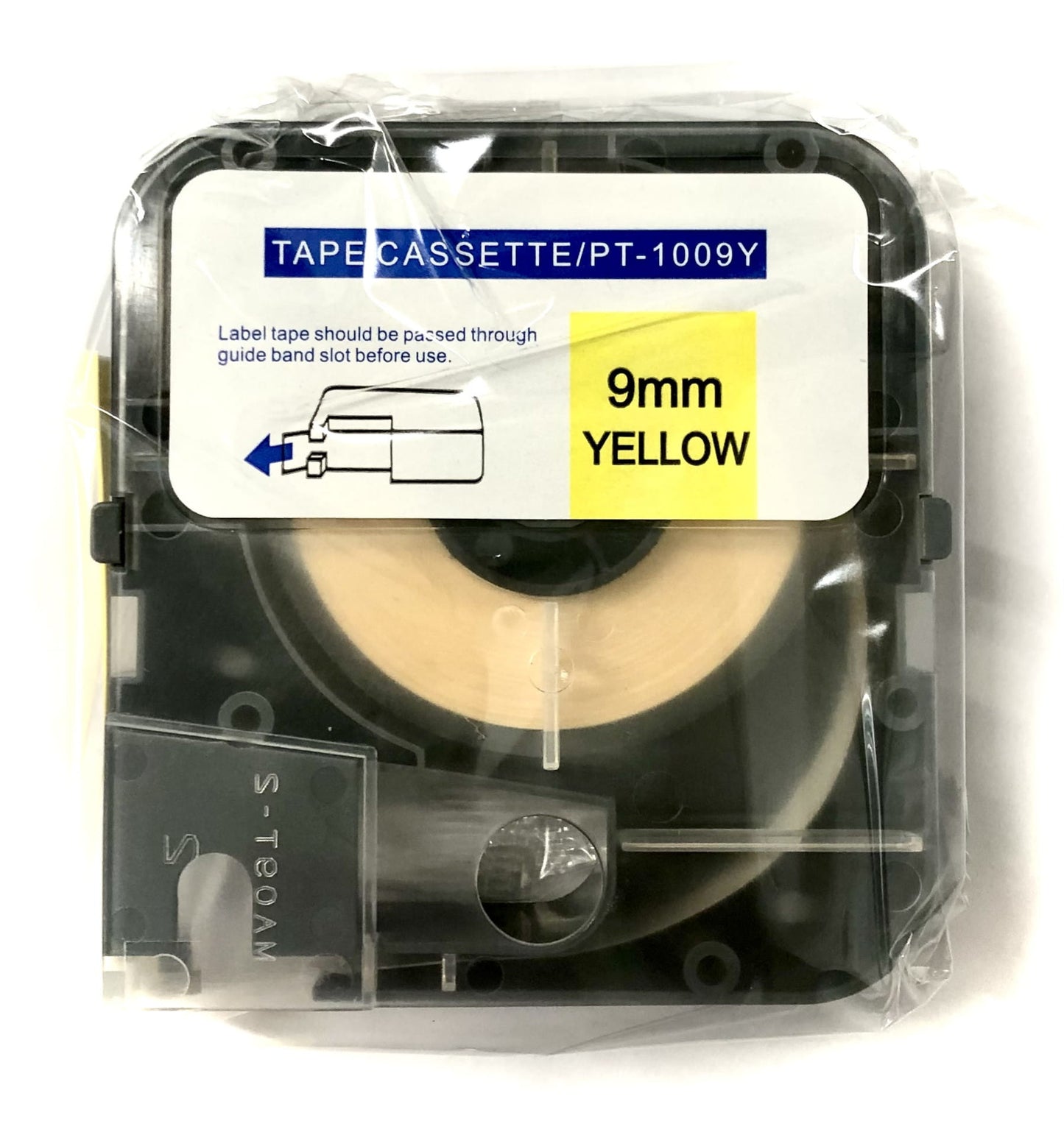 PT-1009Y 9mm x 8meter Yellow original tape for PT-1010