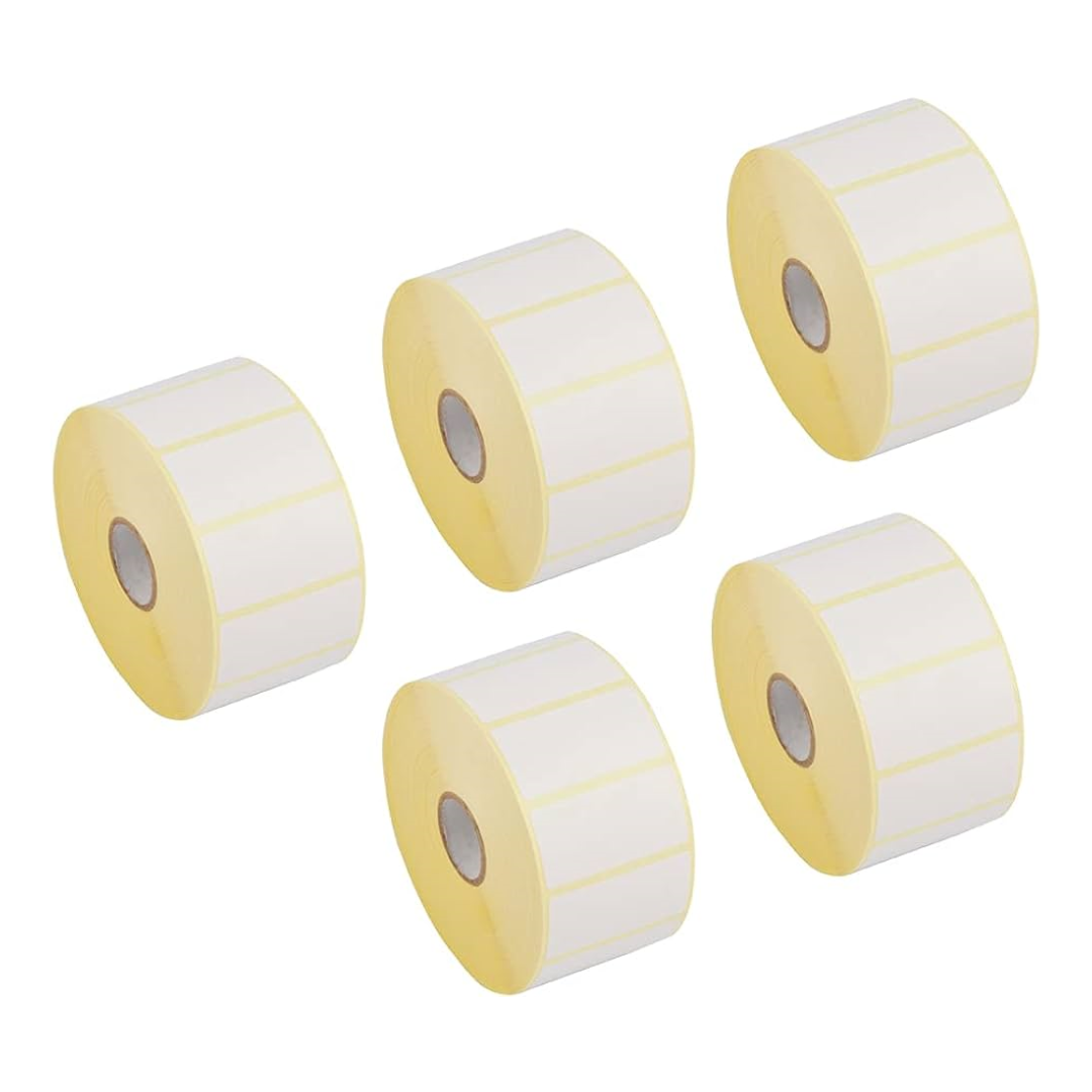 Direct Thermal Barcode Label 38mm x 25mm x 1 " core - 1000 labels per roll