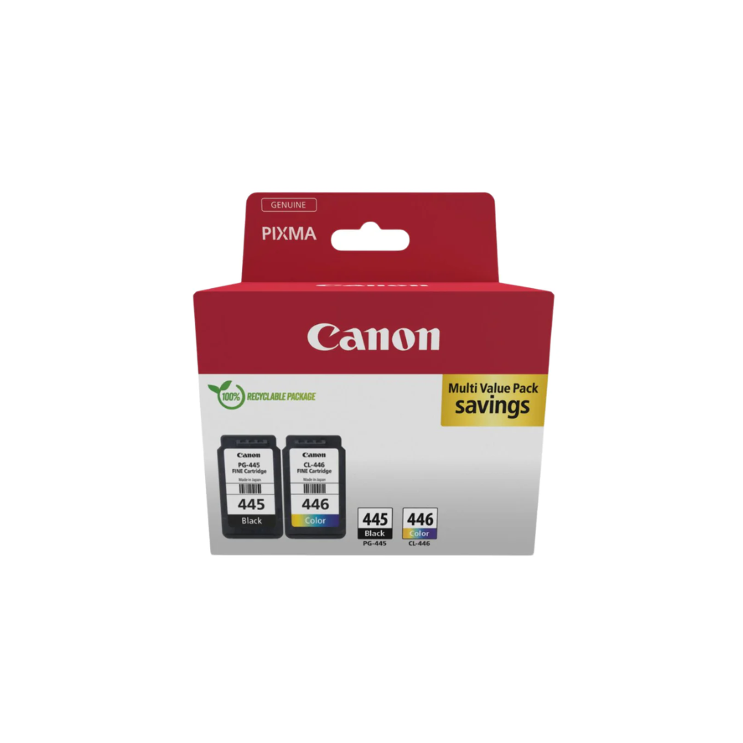 Canon 445 and 446 Ink Cartridge for Canon PIXMA MG2540 and TS3140
