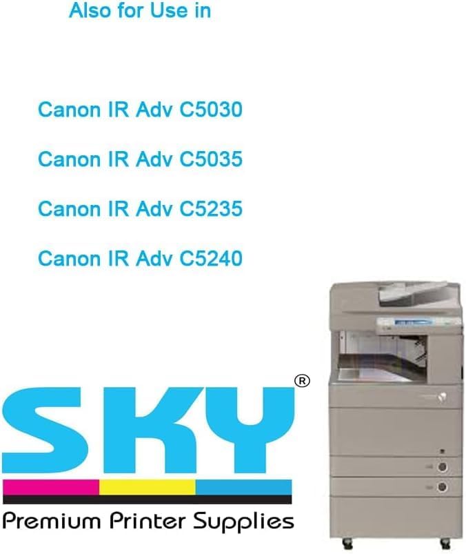 Cyan Toner Powder 500g for imageRUNNER ADVANCE C5030 C5035 C5235 C5240 C5045 C5051 C5250 C5255 C3320 C3330 C3020