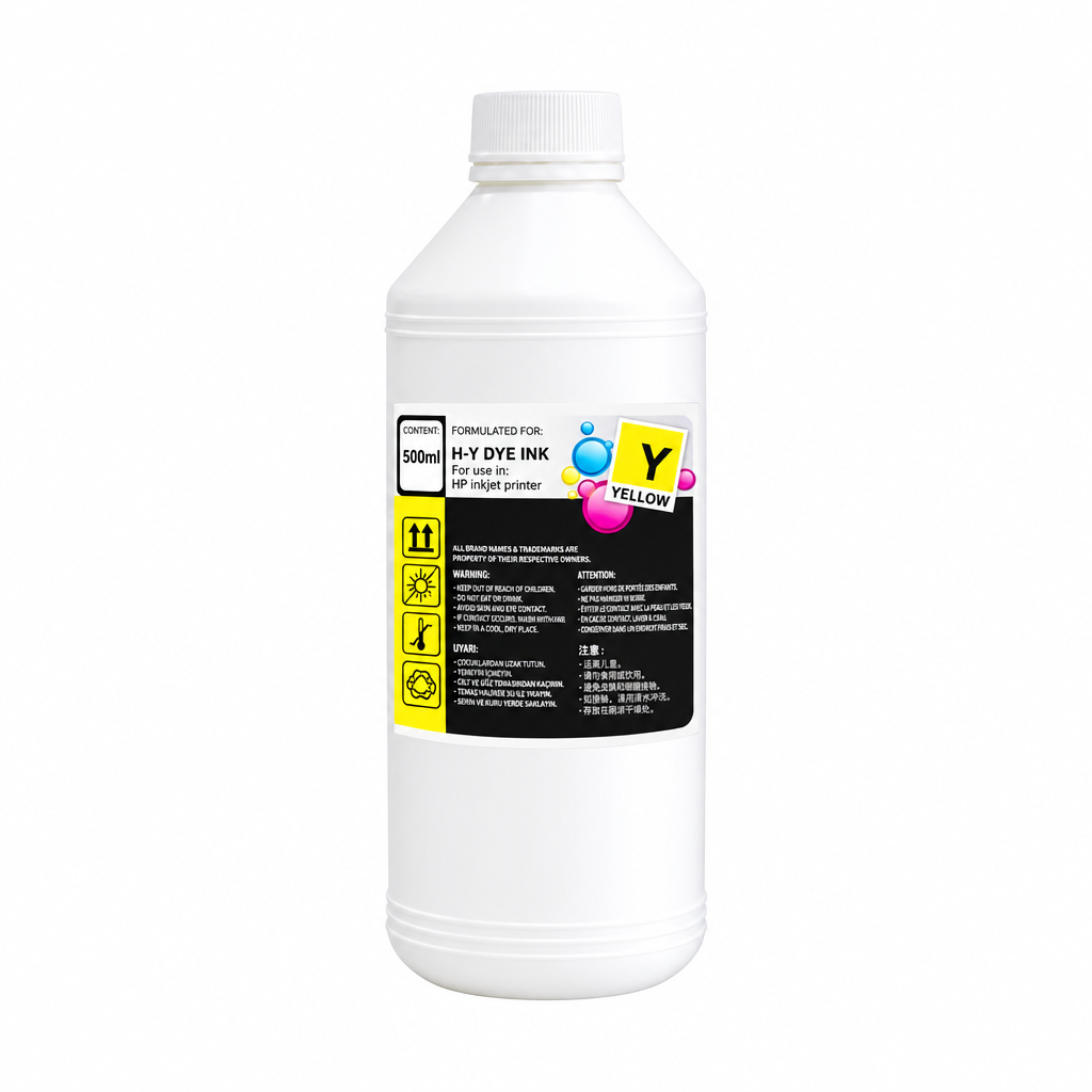 SKY 500 ml Yellow Dye Refill Ink for HP Printers, buy in Dubai, UAE