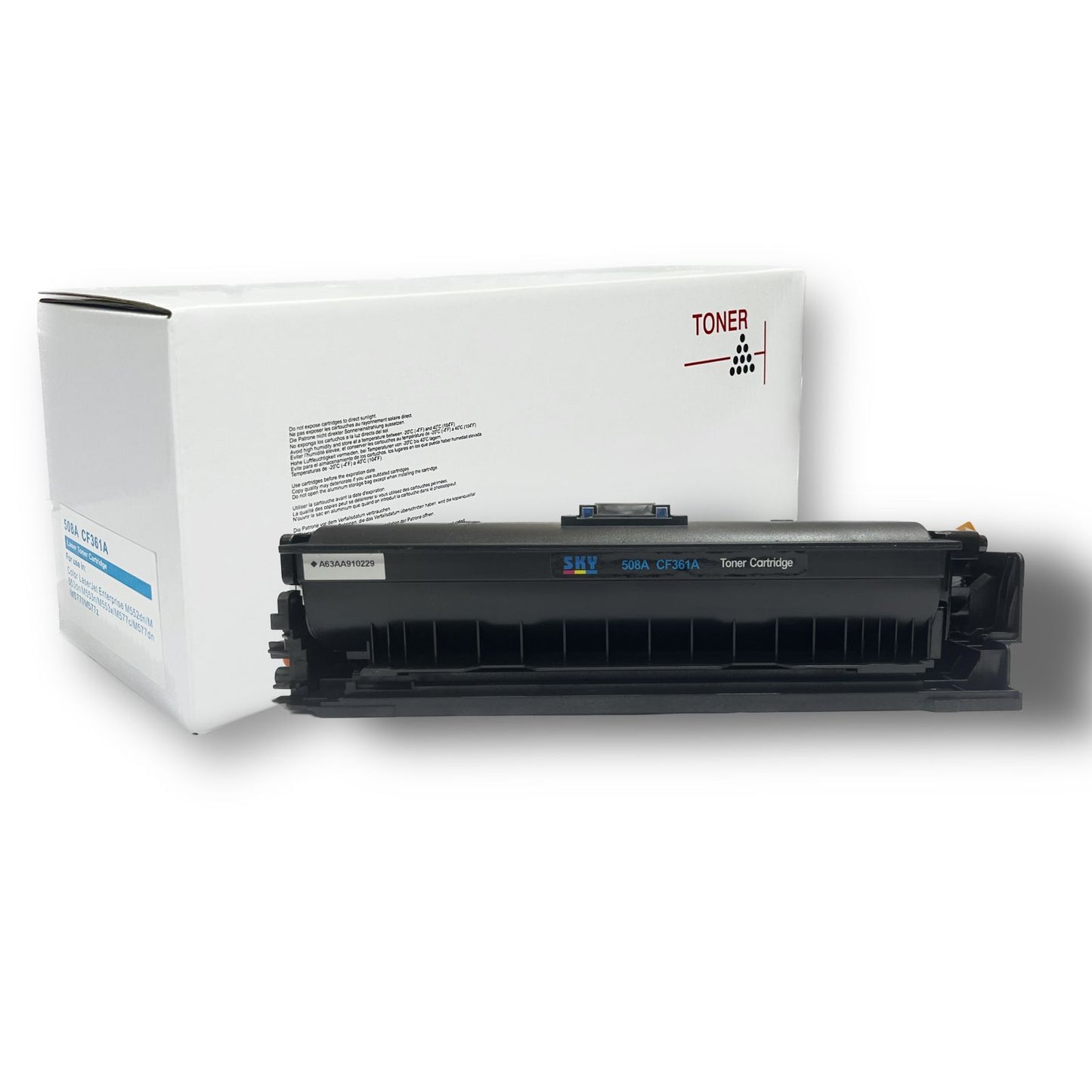 SKY 508A cyan Compatible Toner Cartridge for HP LaserJet M552 M553 M577