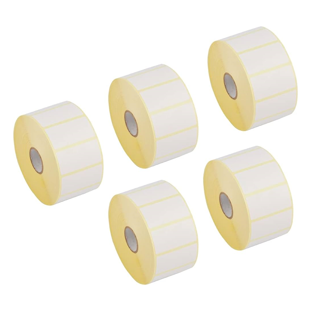 Direct Thermal Barcode Label 50mm x 25mm x 1 " core - 1000 labels per roll Direct Thermal Pritning