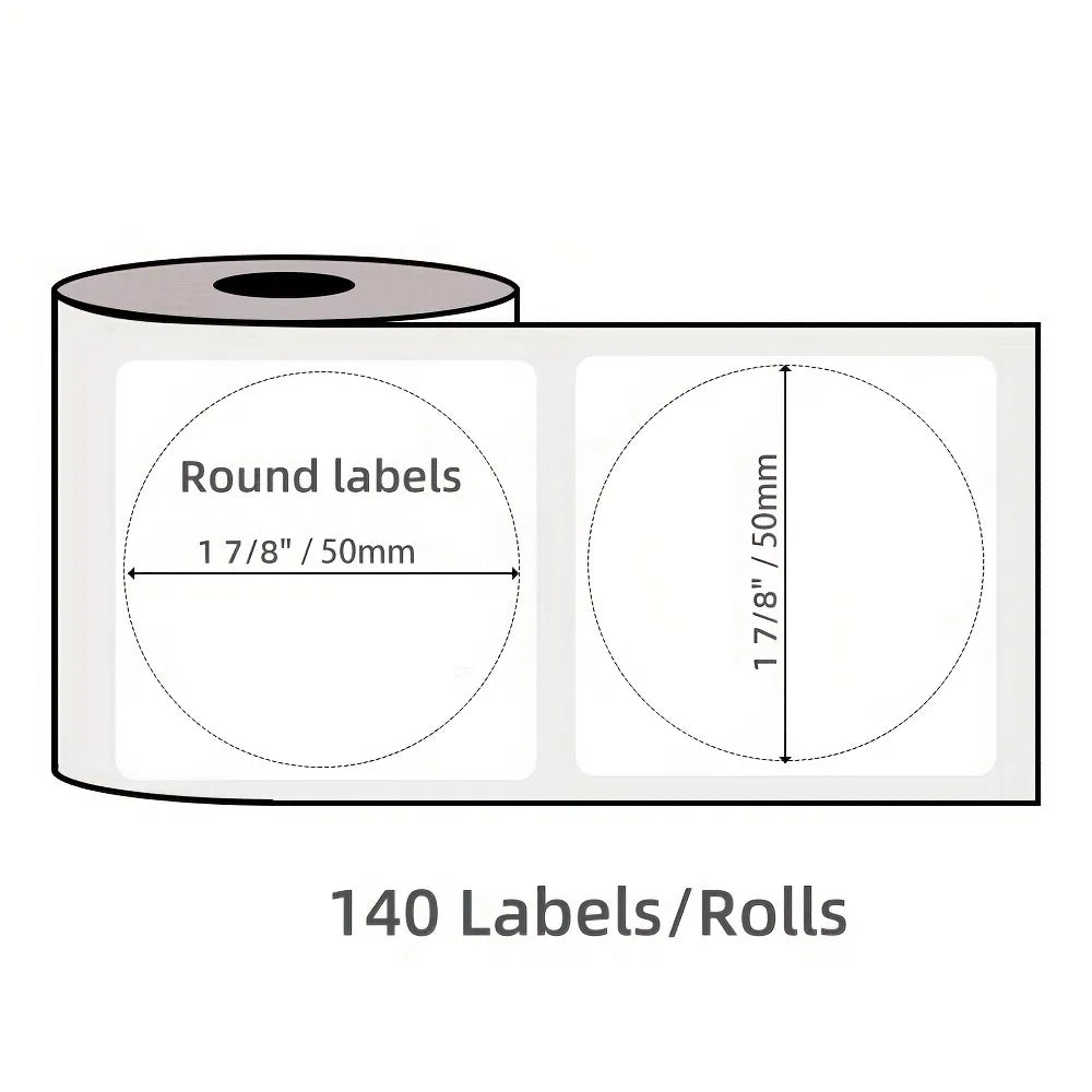 2 x Label rolls for M110/M110S/M120/M200/M220 Bluetooth Label Printers