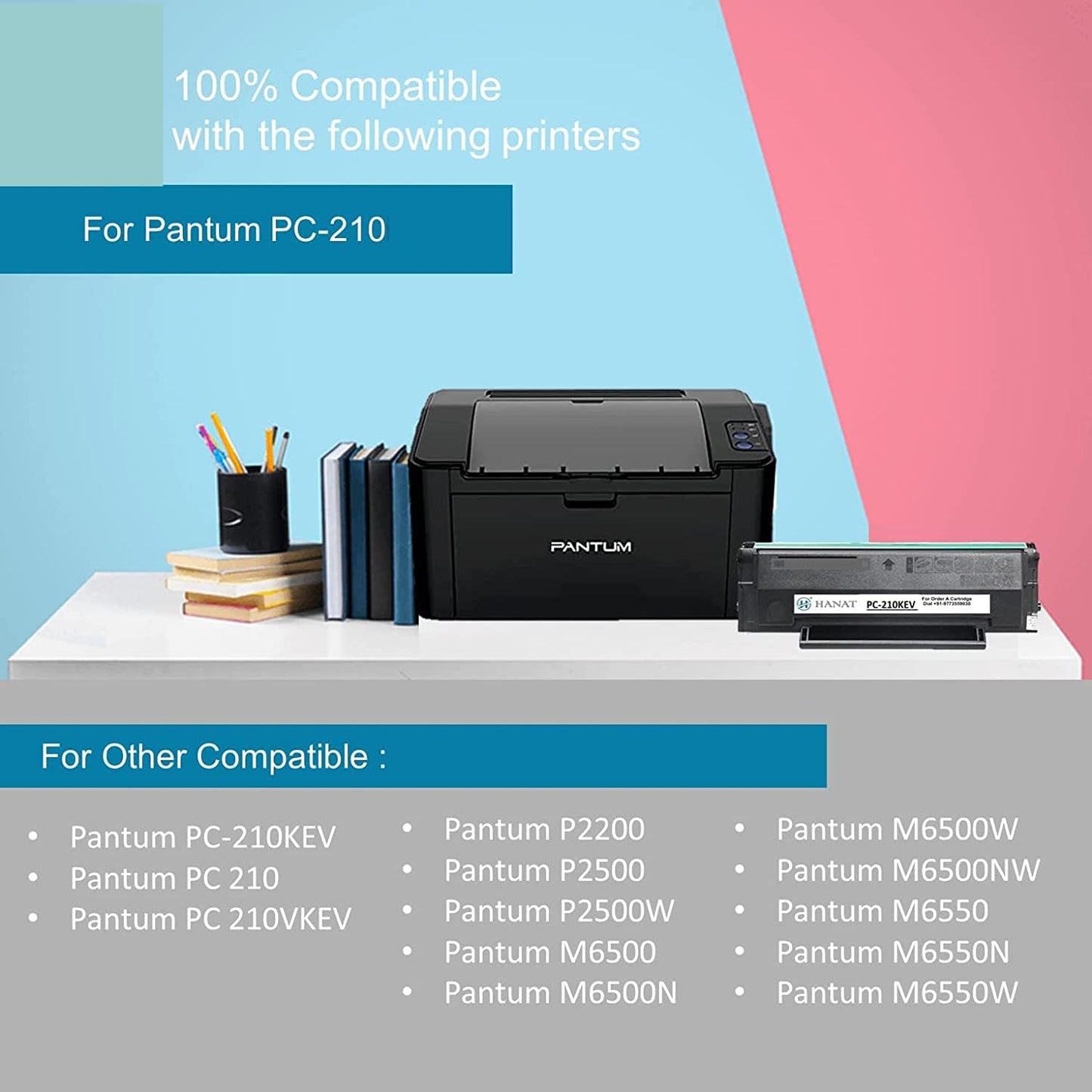 SKY PC210 Black Toner Cartridge for Pantum P2200 2500 2500N 2500W 2500NW M6550 6500NM M600 6000NW