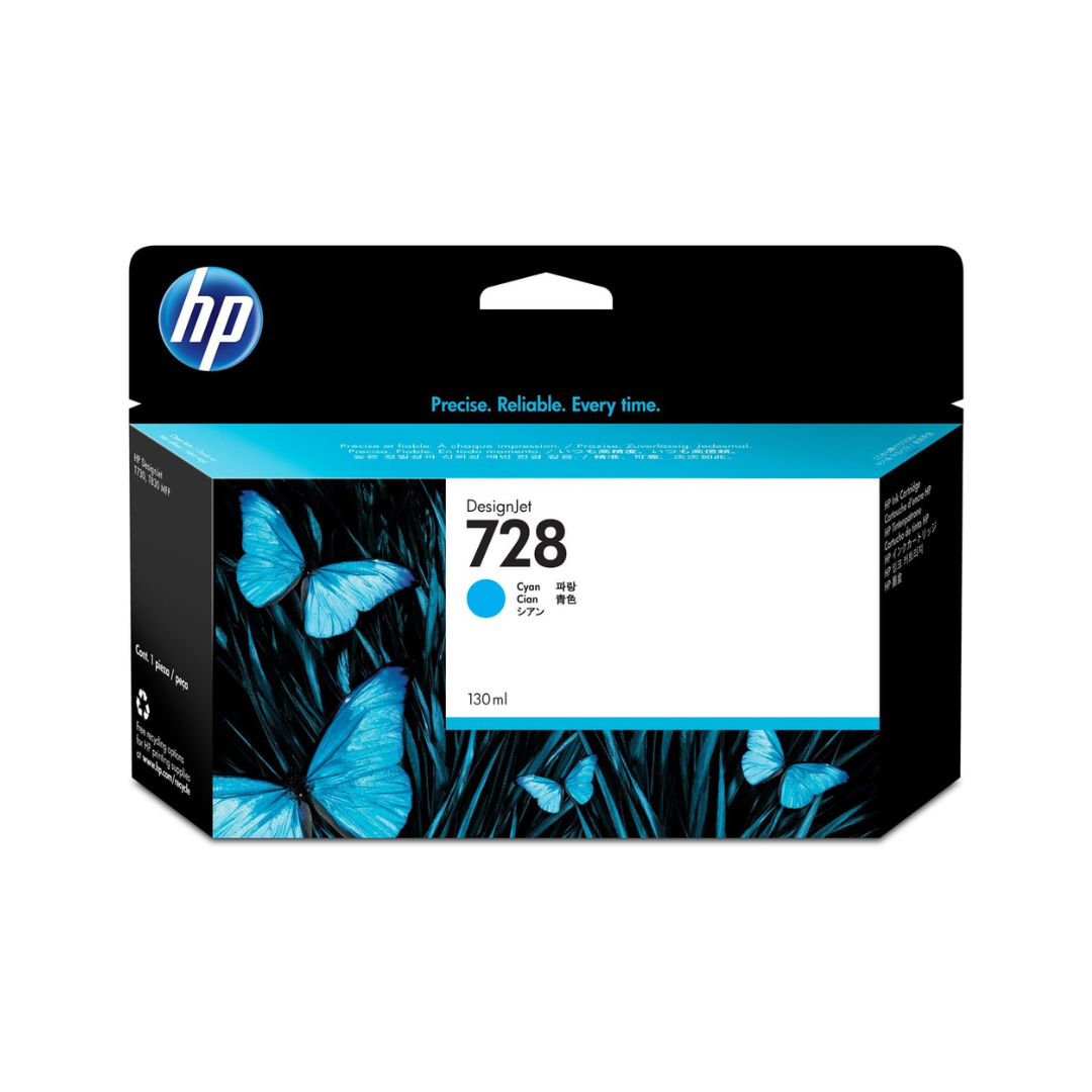 HP 728 cyan ink cartridge 130 ml