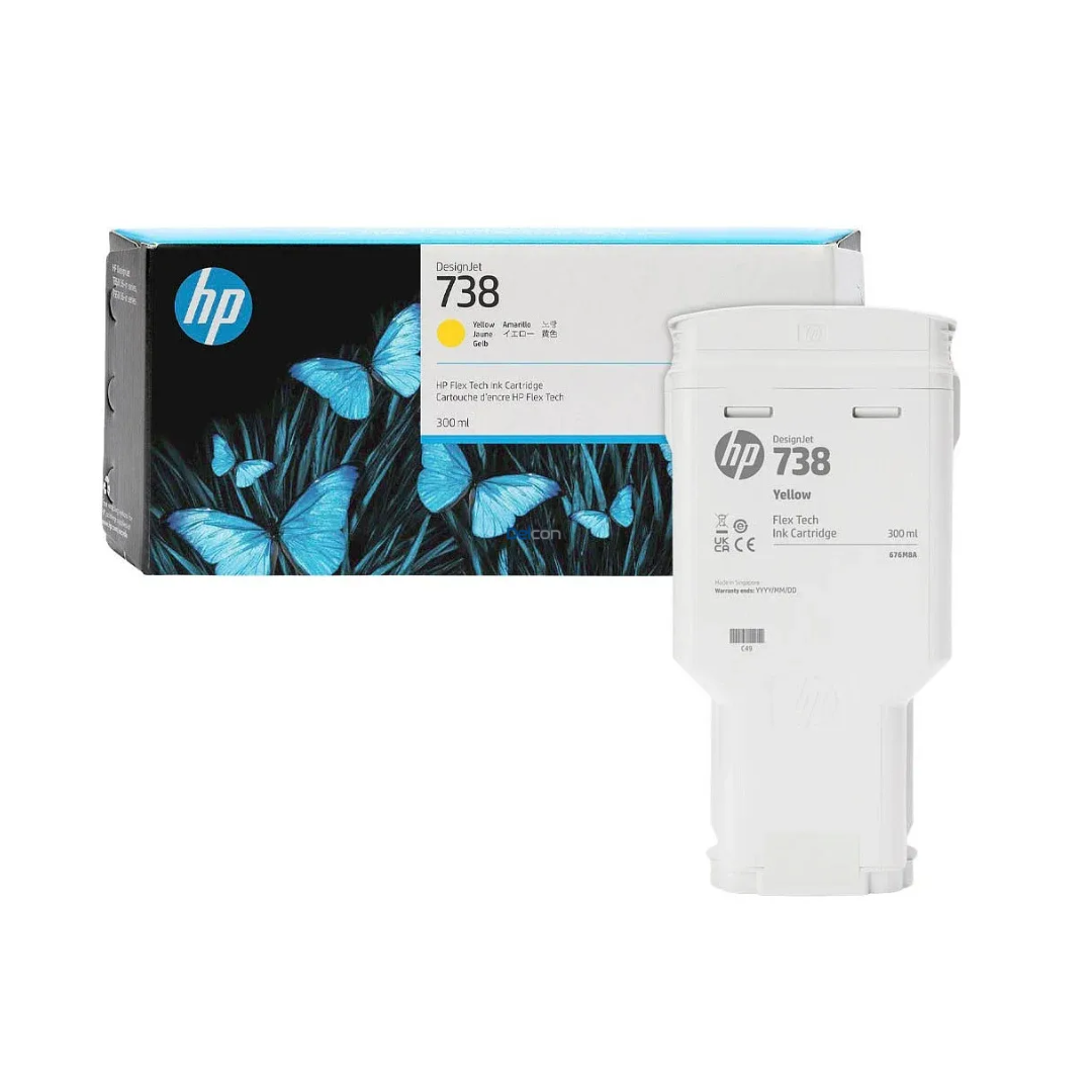 HP 738 Yellow 300ML