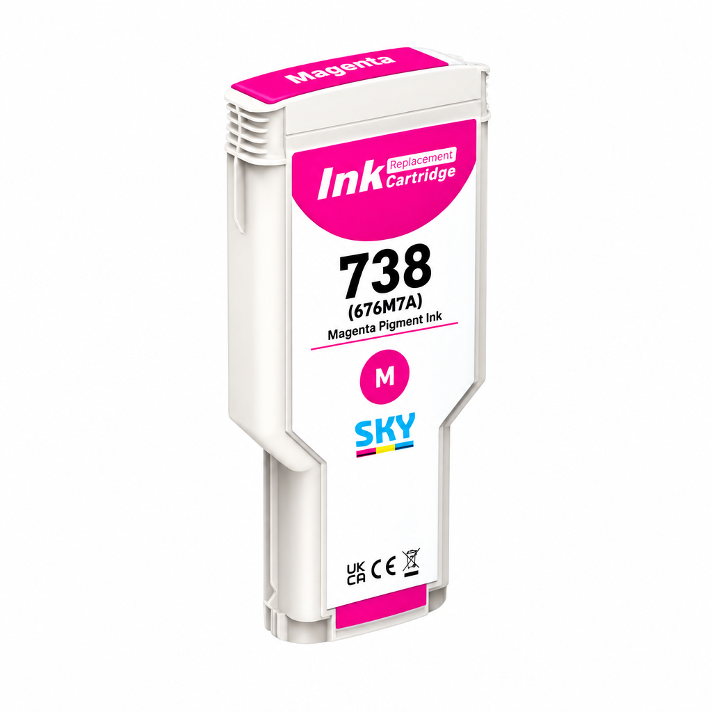 SKY 738 Magenta 300ml Compatible Ink Cartridge, in Dubai, UAE