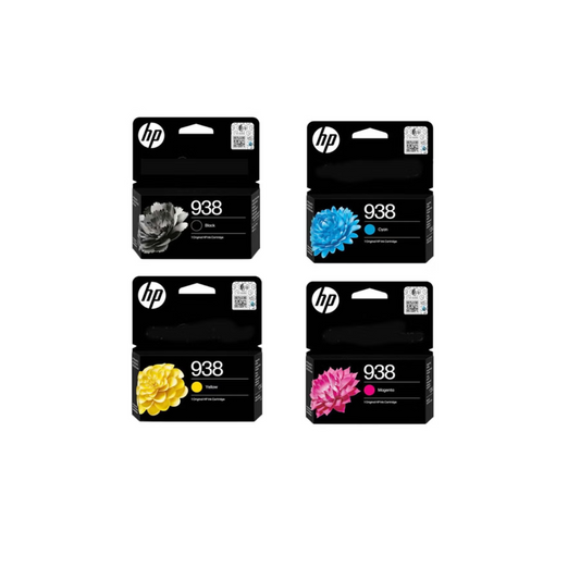 HP 938 4-Color Ink Cartridge set for  HP Officejet Pro 9730 9110 9120 9130 9720 Series Printers