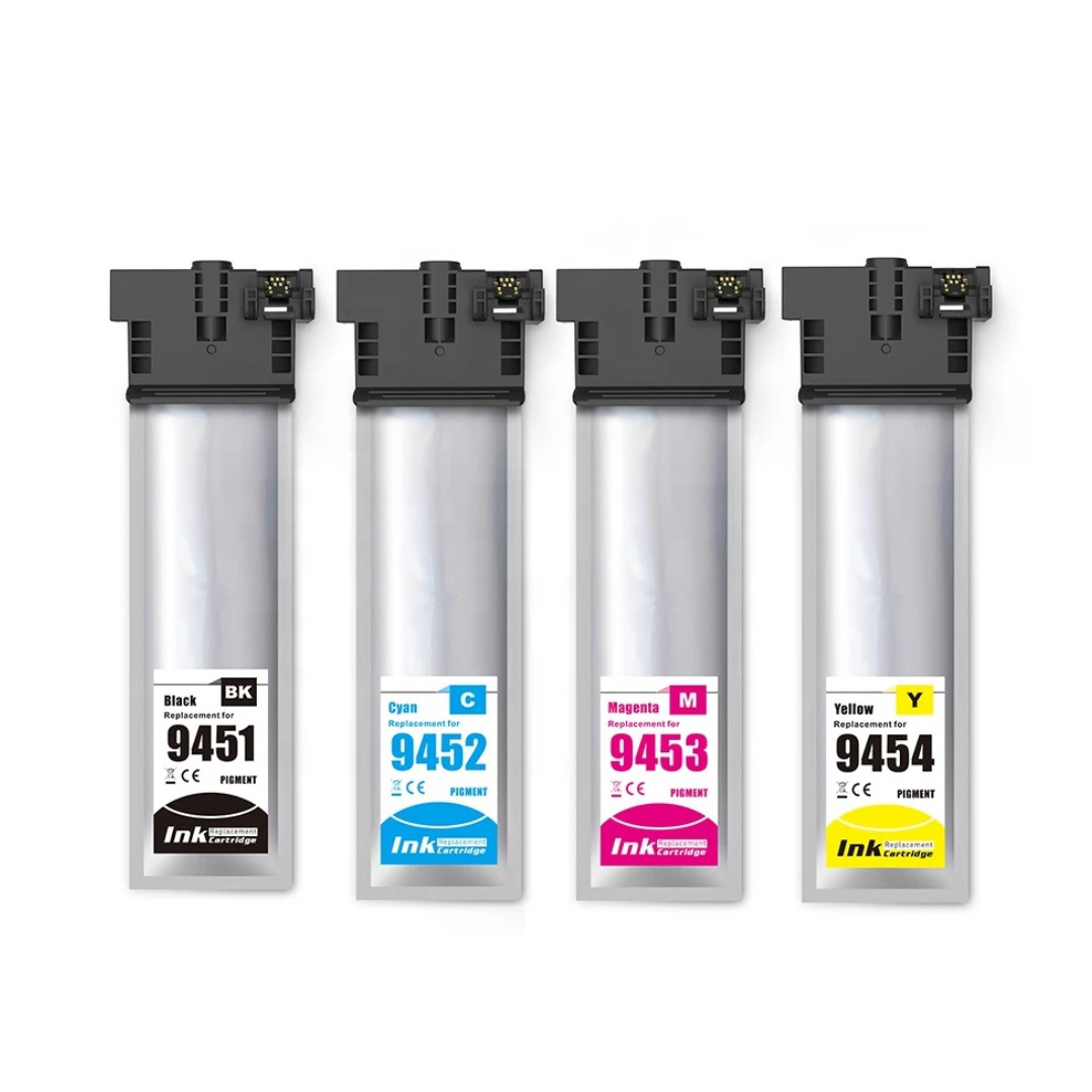 4-Color Compatible Ink Supply Unit set for Epson WorkForce Pro WF-C5210 C5290 C5710 and C-5790