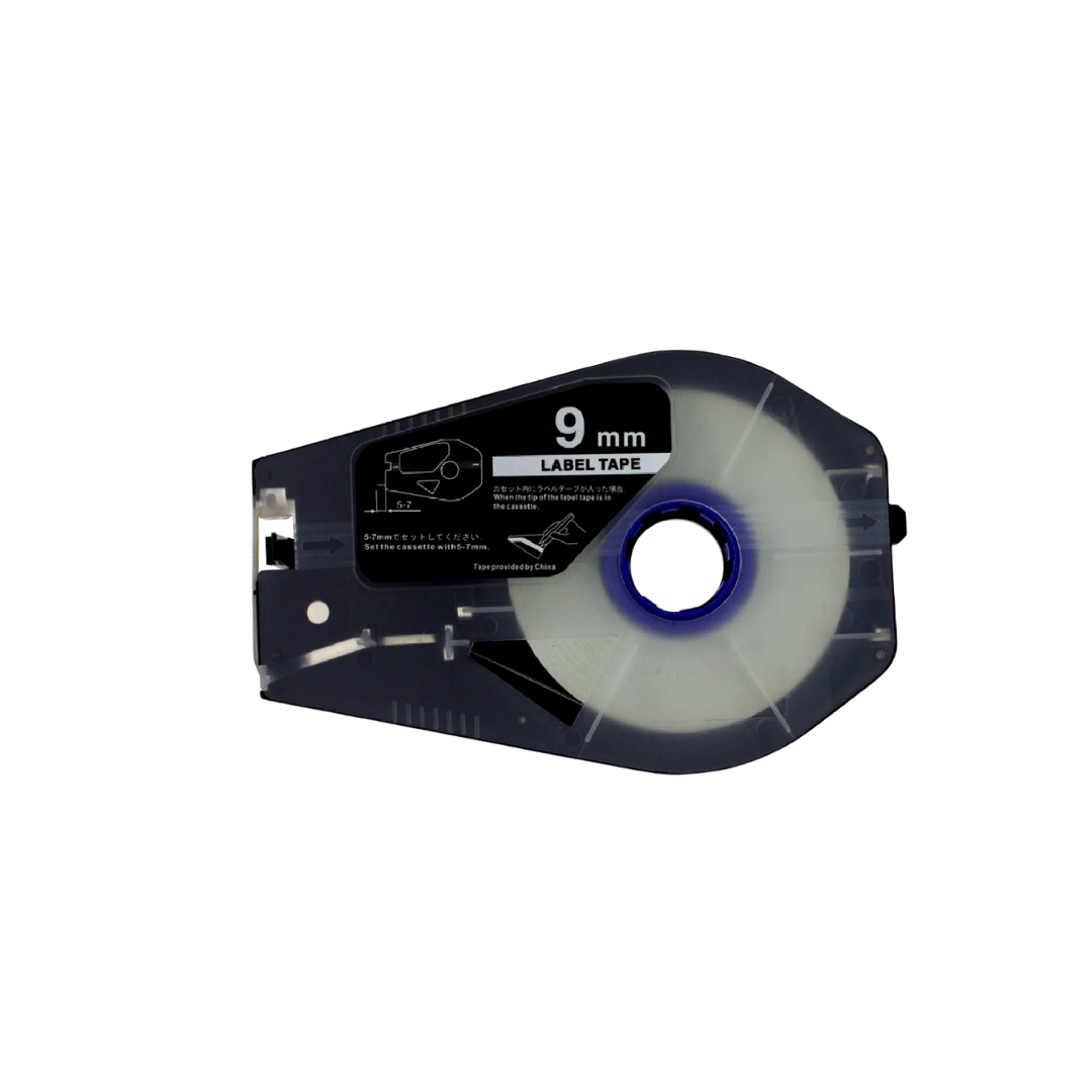 9mm x 30 meter White Label Tape for Canon Cable ID printers