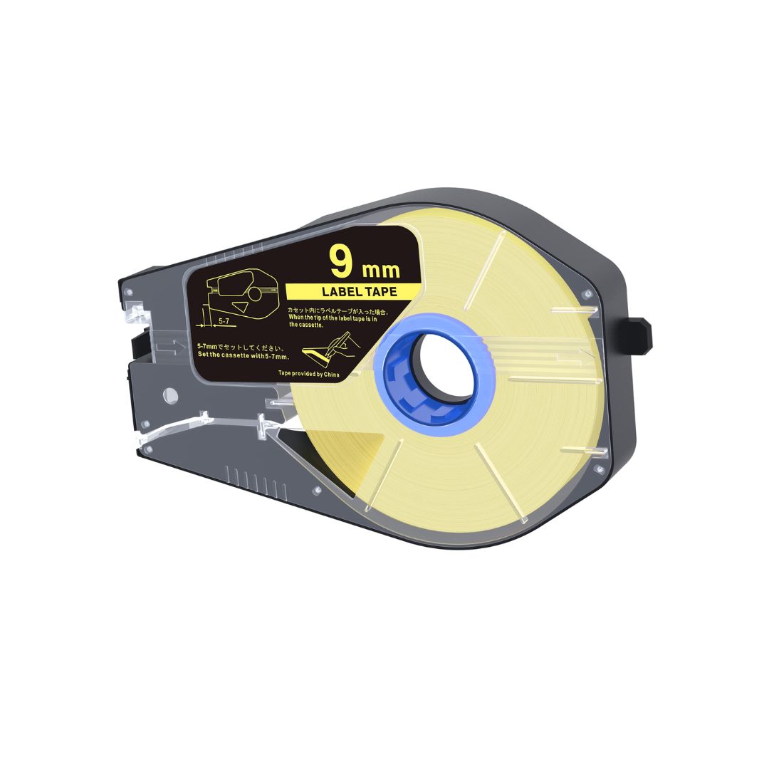 9mm x 30 meter Yellow Label Tape for Canon Cable ID printers