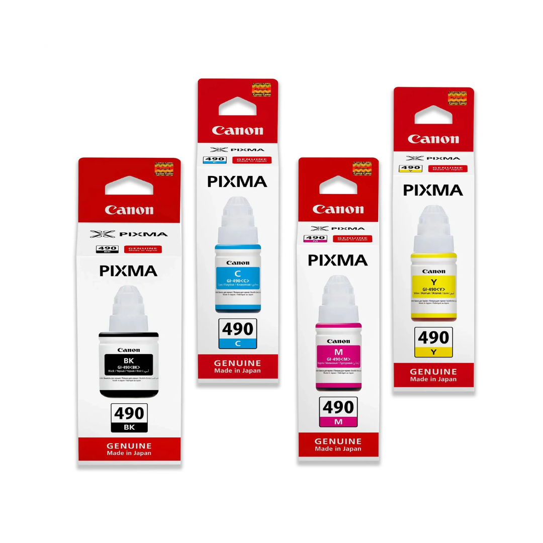 Canon 490 Refill Ink 4 color ink set