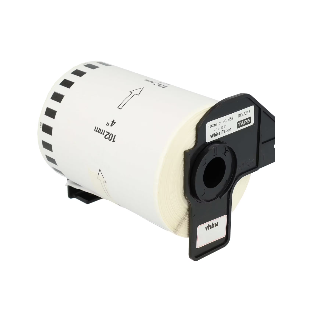 DK-22243 Continuous Labels 102mm x 30.48m for Brother QL Series Label Printers