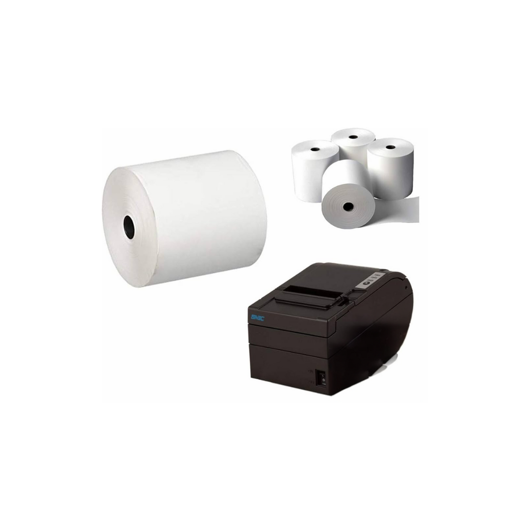 Thermal Roll for POS Printers 80mm x 80 meters with 1/2" core