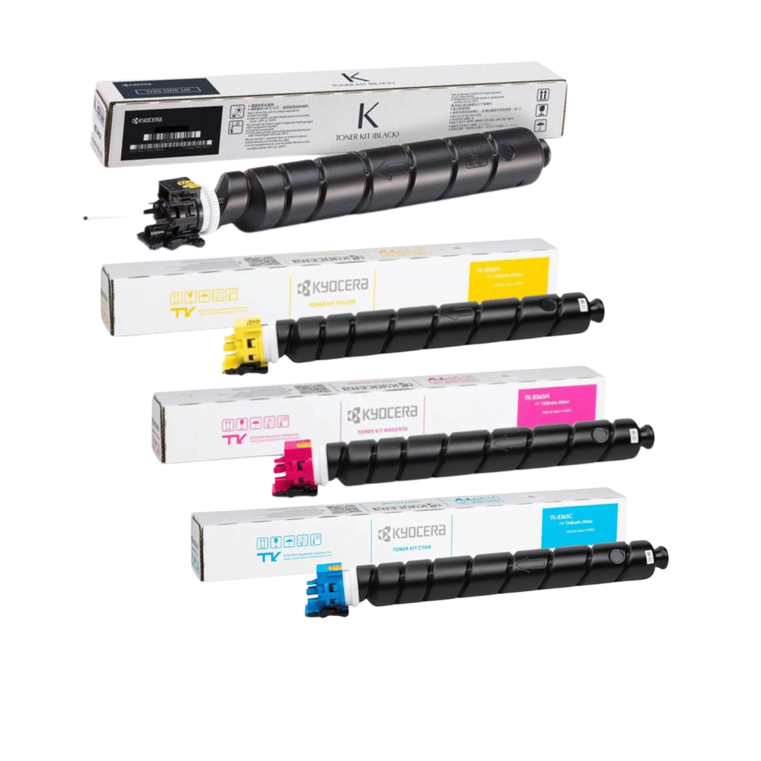 Kyocera TK-8365 4-Color Toner Cartridge set for TASKalfa 2554ci
