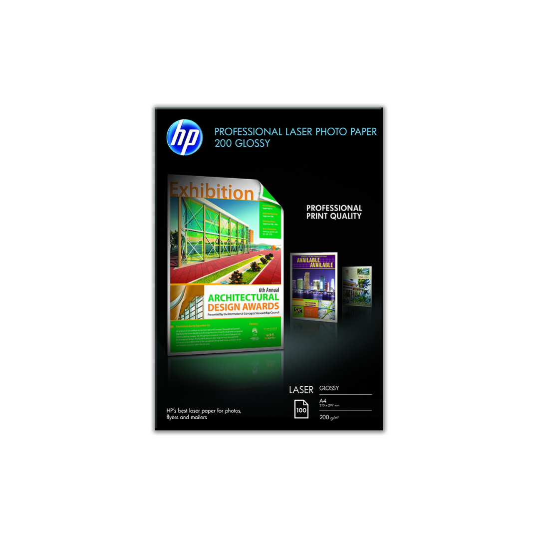 HP Laser Photo Paper Glossy, 200 gsm, 100 Sheets CG966A