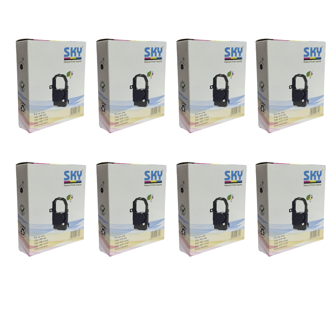 8pcs Printer Ribbon Cartridge for Tally 2440/2540 / MIP480 / T2440 / T2540 / 043446