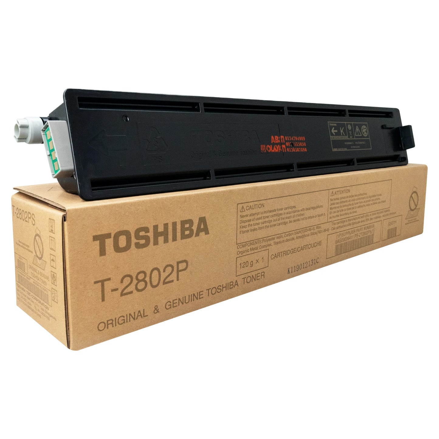Toshiba T-2802P High Capacity Black Toner for Toshiba E-Studio2802A 2802af 2802am