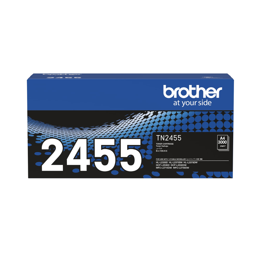 Brother TN-2455 High Capacity Toner Cartridge for HL-2335D, L2370DN and DCP-L2535D
