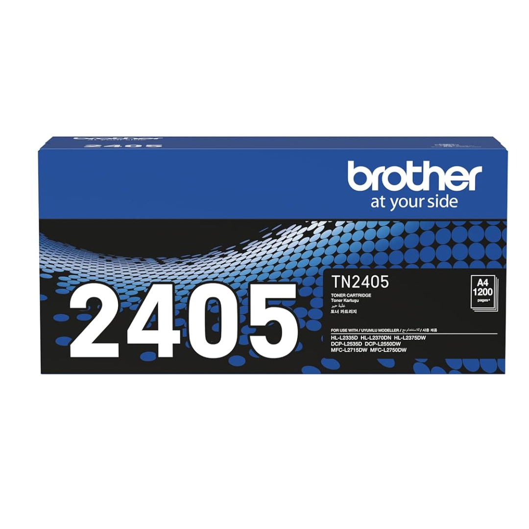 Brother TN-2405 Toner Cartridge - 1200 pages for DCP-L2550DW HL-2335D, L2370DN DCP-L2535D