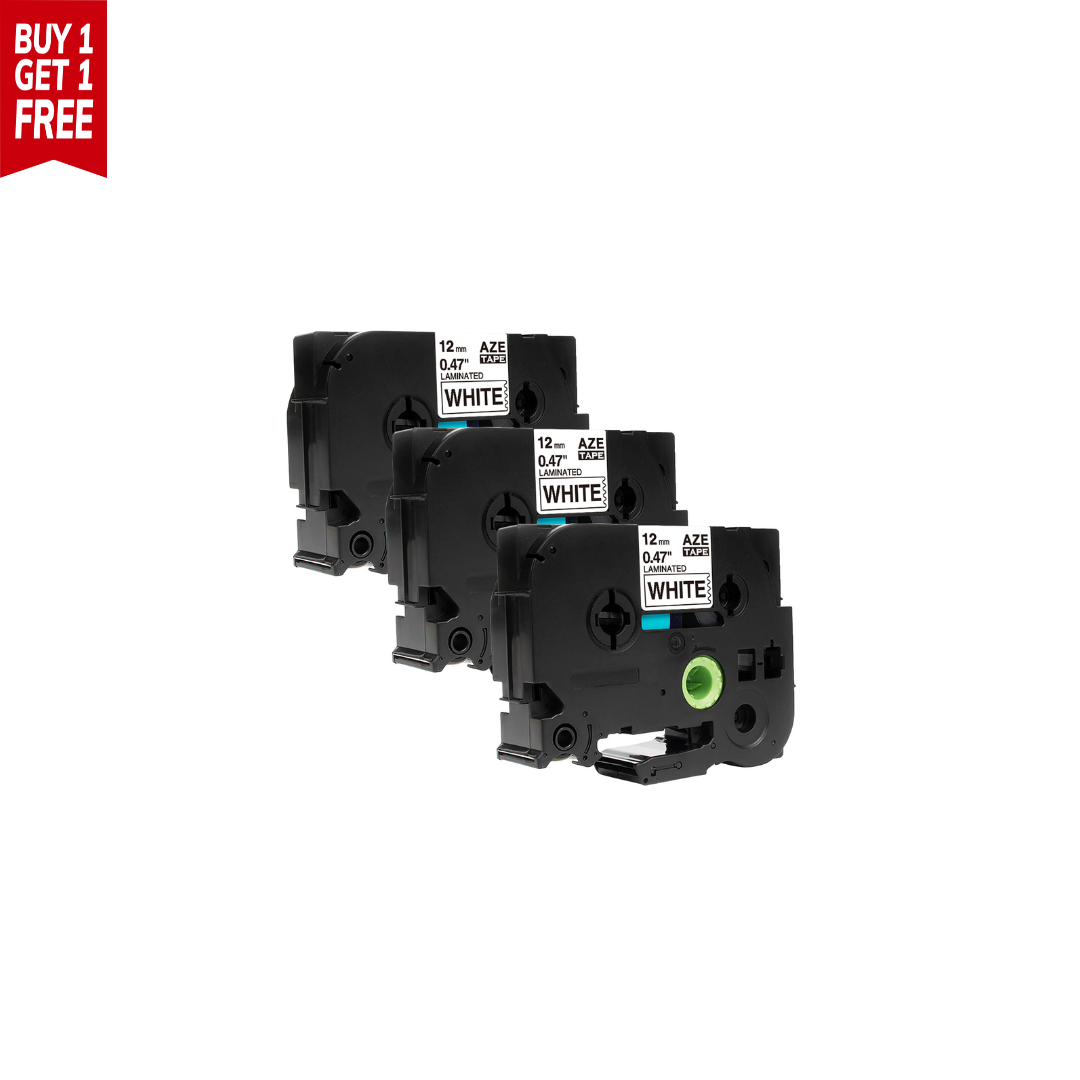 SKY 3-PCS Black on White Compatible TZe-231 12mm 0.47 Inch Laminated TZ Tape for Brother P Touch H110 D400 D210 Label Printers