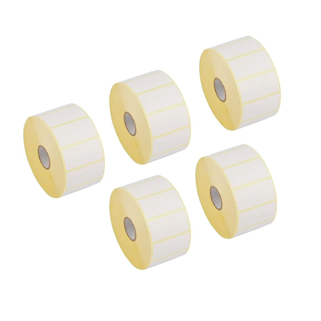 Barcode Label 75mm x 50mm x 1 " core - 1000 labels per roll - using Wax Ribbon