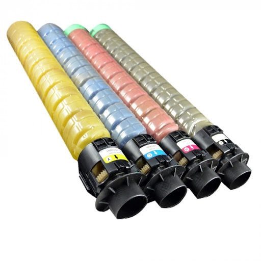 4-Color set of Ricoh IM C2510 C2010 C3010 Standard Capacity Print Cartridges