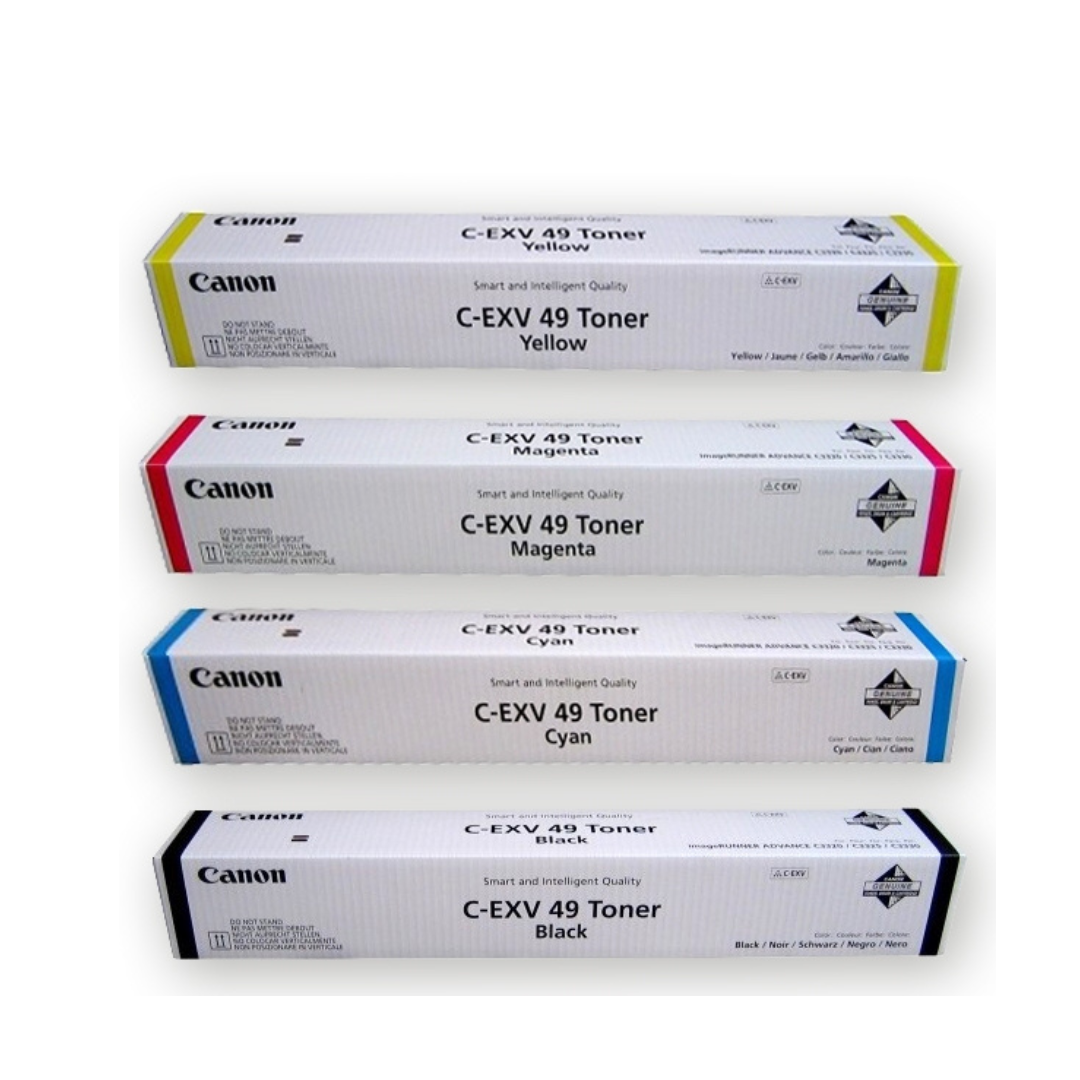 Canon CEXV49 Color Toner Cartridge for Image Runner - IR ADV C3320 C3325 C3330 C3520 C3525 C3530