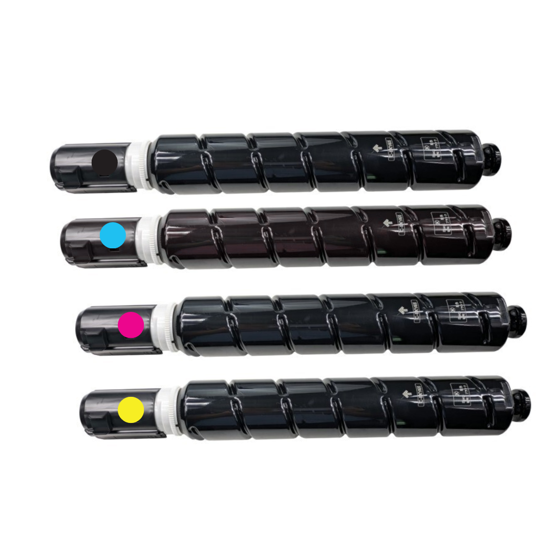 CEXV64 4-Color set Compatible Toner Cartridge for IR Advance DX C 3900 Series, 3922i, 3926i, 3930i, 3935i