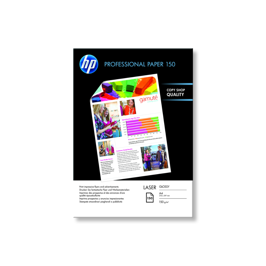 HP Laser Photo Paper Glossy 150gsm A4 size 150 sheets CG965A