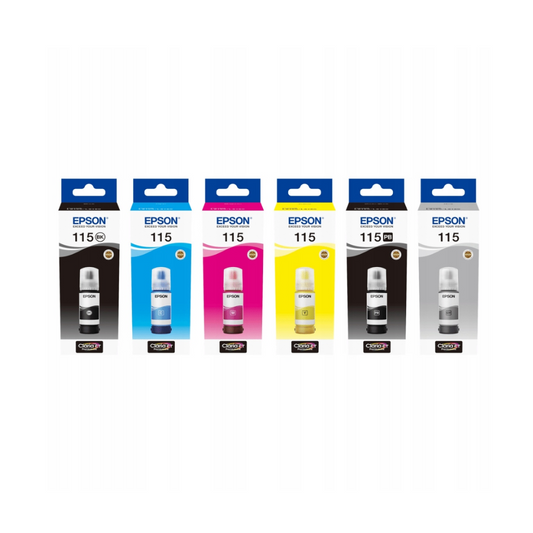 Epson 115 ink set for Epson L8160, L8180 printers