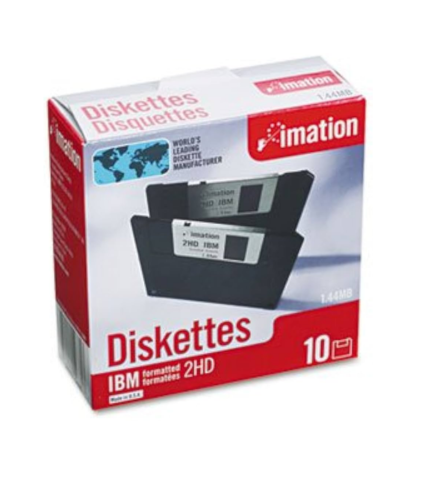 Imation 3.5" Floppy Disk - Pack of 10 pcs