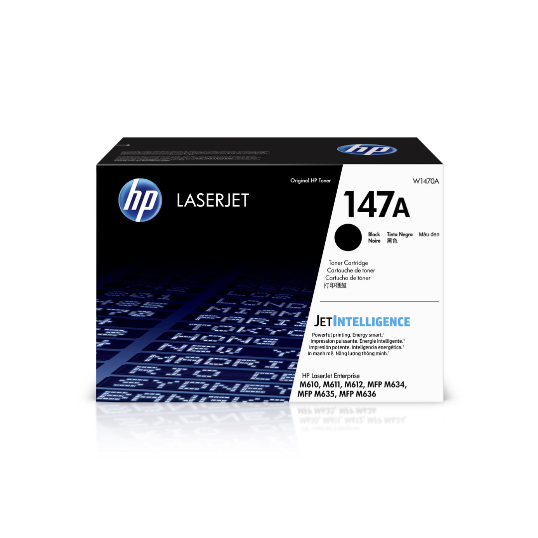 HP 147A Black LaserJet Toner Cartridge W1470A HP LaserJet Enterprise M611 and MFP M634
