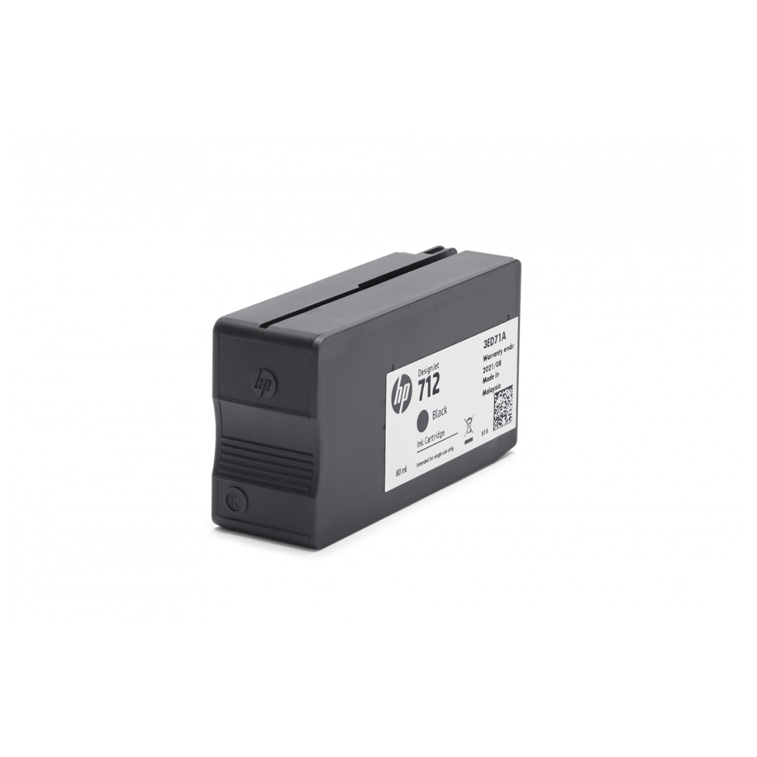 HP 712 80ml High Capacity Ink Cartridge Black 3ED71A