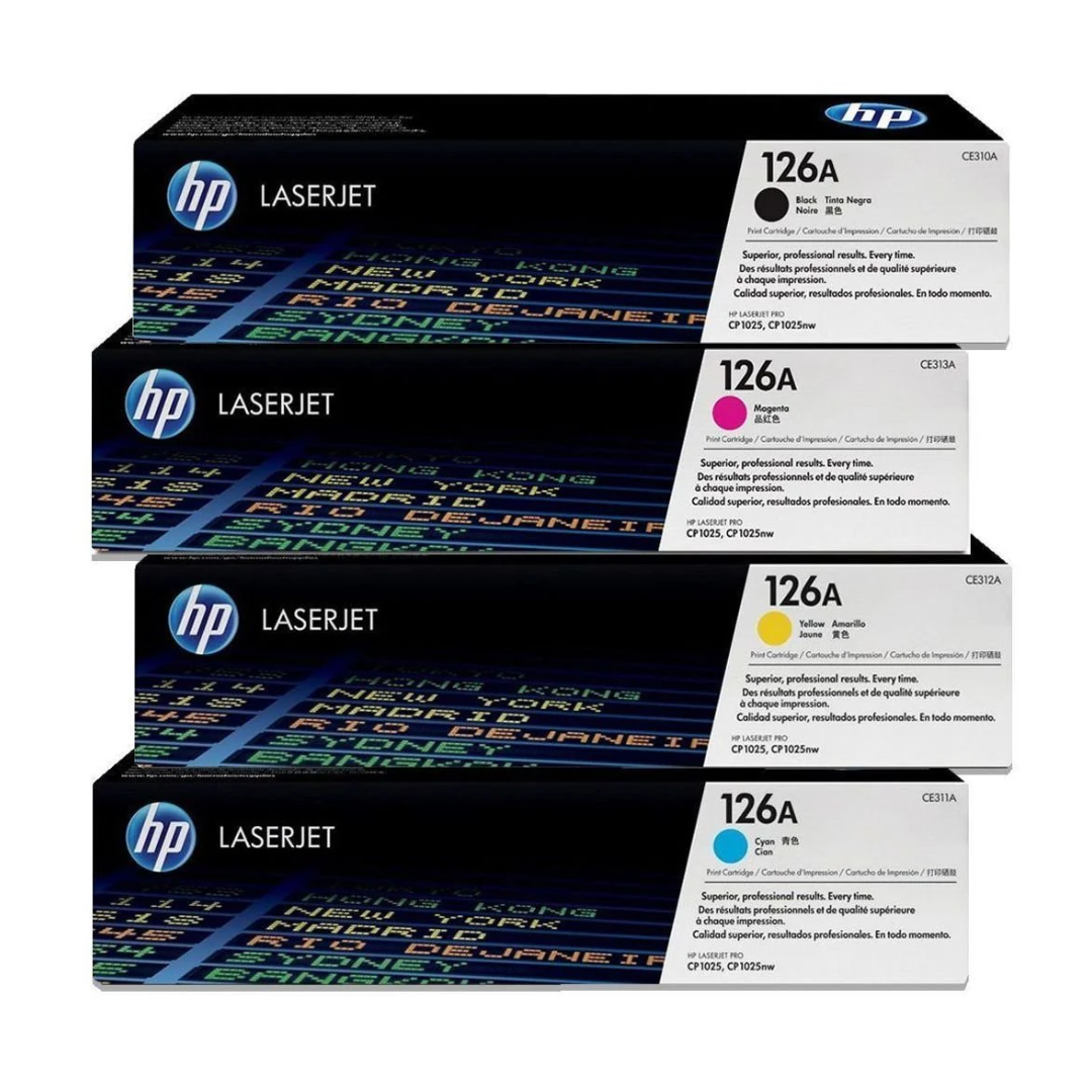 HP 126A Toner Cartridges for HP Colour LaserJet Pro M175 CP1025 M275