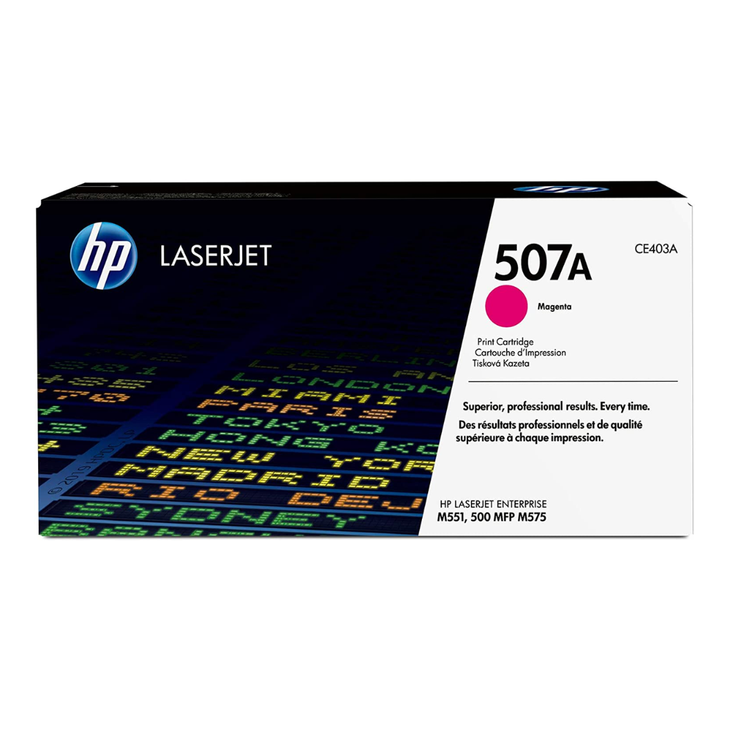 HP 507A Toner Cartridge for HP Laserjet Enterprise M551, 500 MFP M575