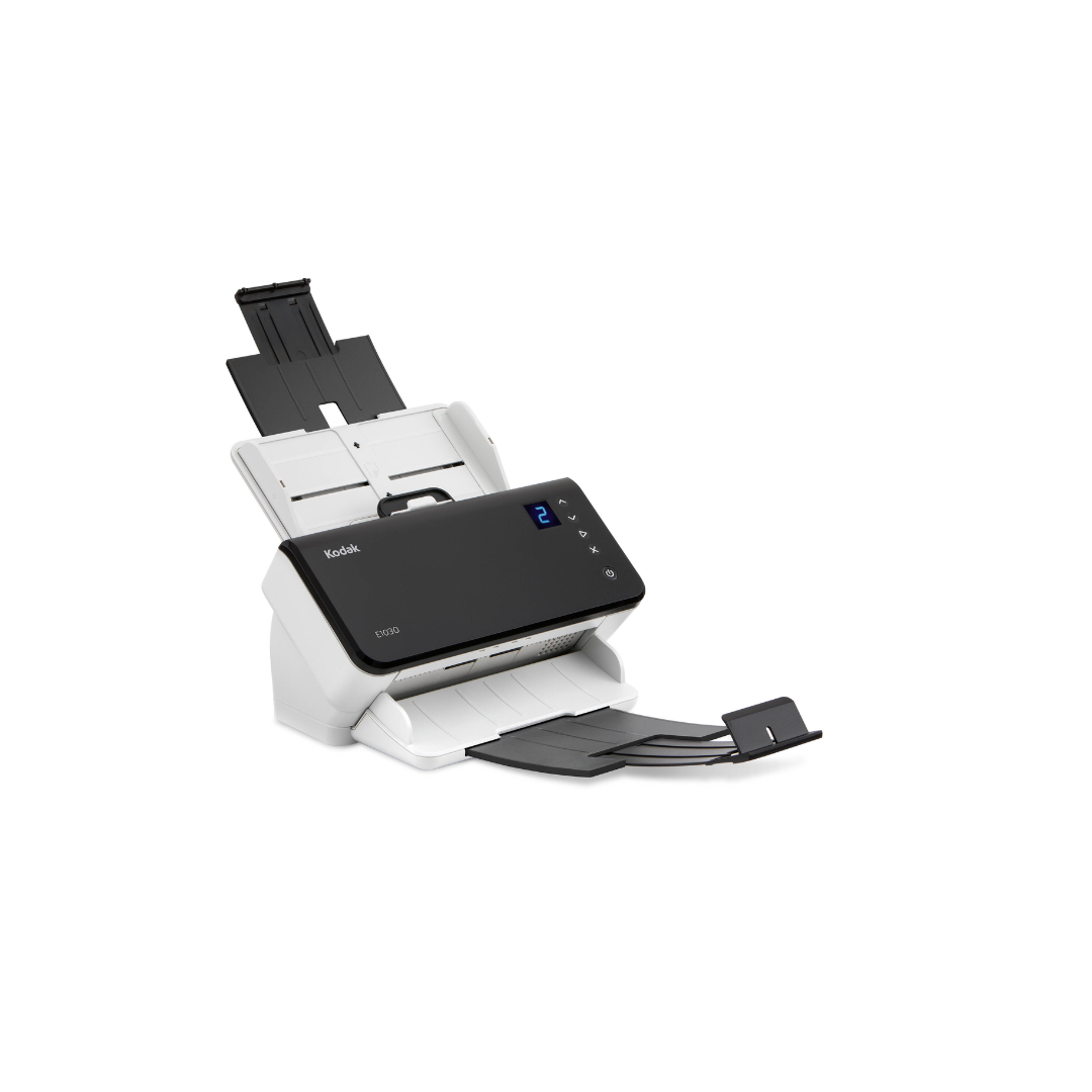 Document scanner on a white background