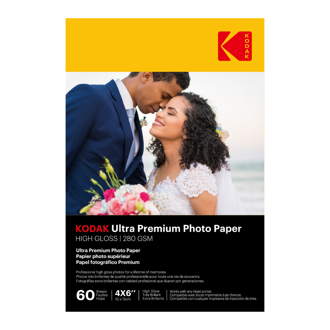 Kodak Ultra Premium Photo Paper 280gsm 4R - 4" x 6" 60 Sheets