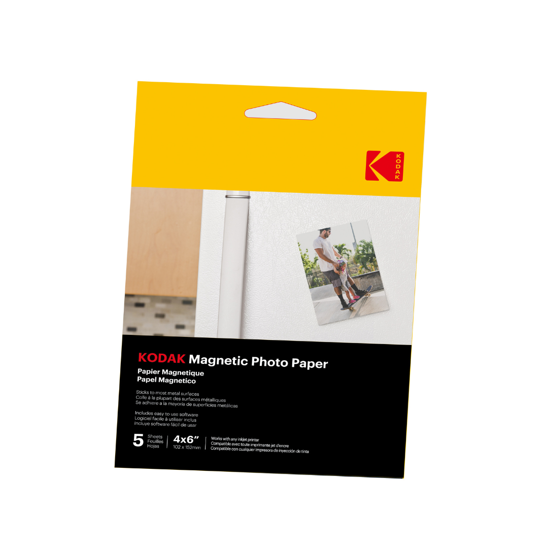 KODAK Magnetic Photo Paper 4R - 4 x 6"  size  5 sheets