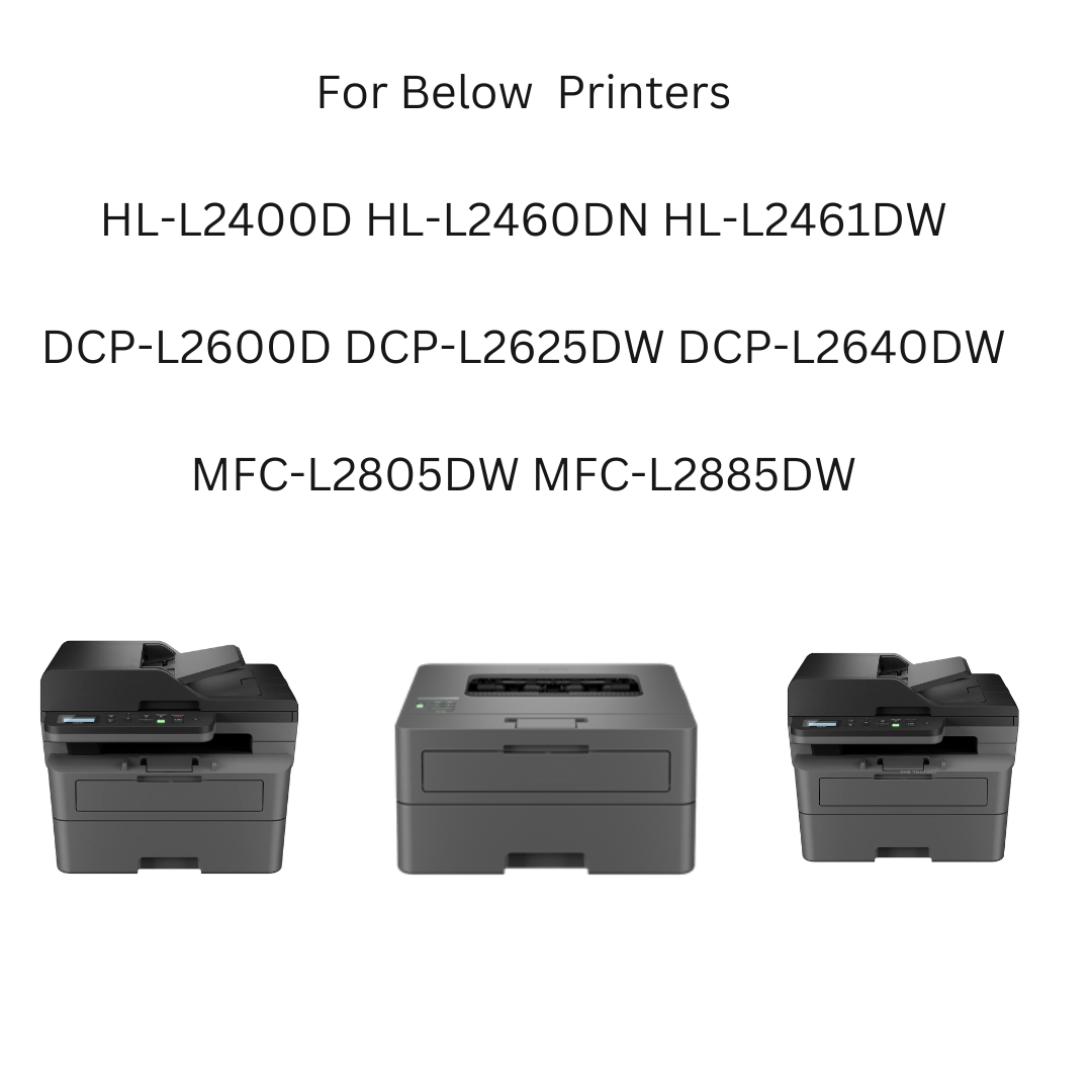 SKY 2PCS TN-2500 Black Toner Cartridge 1200 Pages for HL-L2460DN DCP-L2640DW