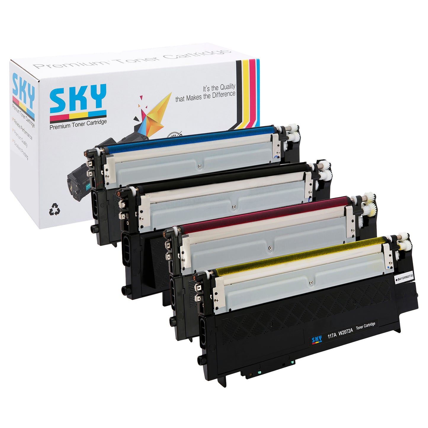 SKY 117A 4 color set Compatible Toner Cartridges for HP Colour Laser 150 MFP178 MFP179